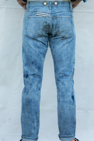 TERRY JEAN - HARVEST MOON - SELVEDGE - INDIGO